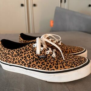 Women’s leopard print vans
